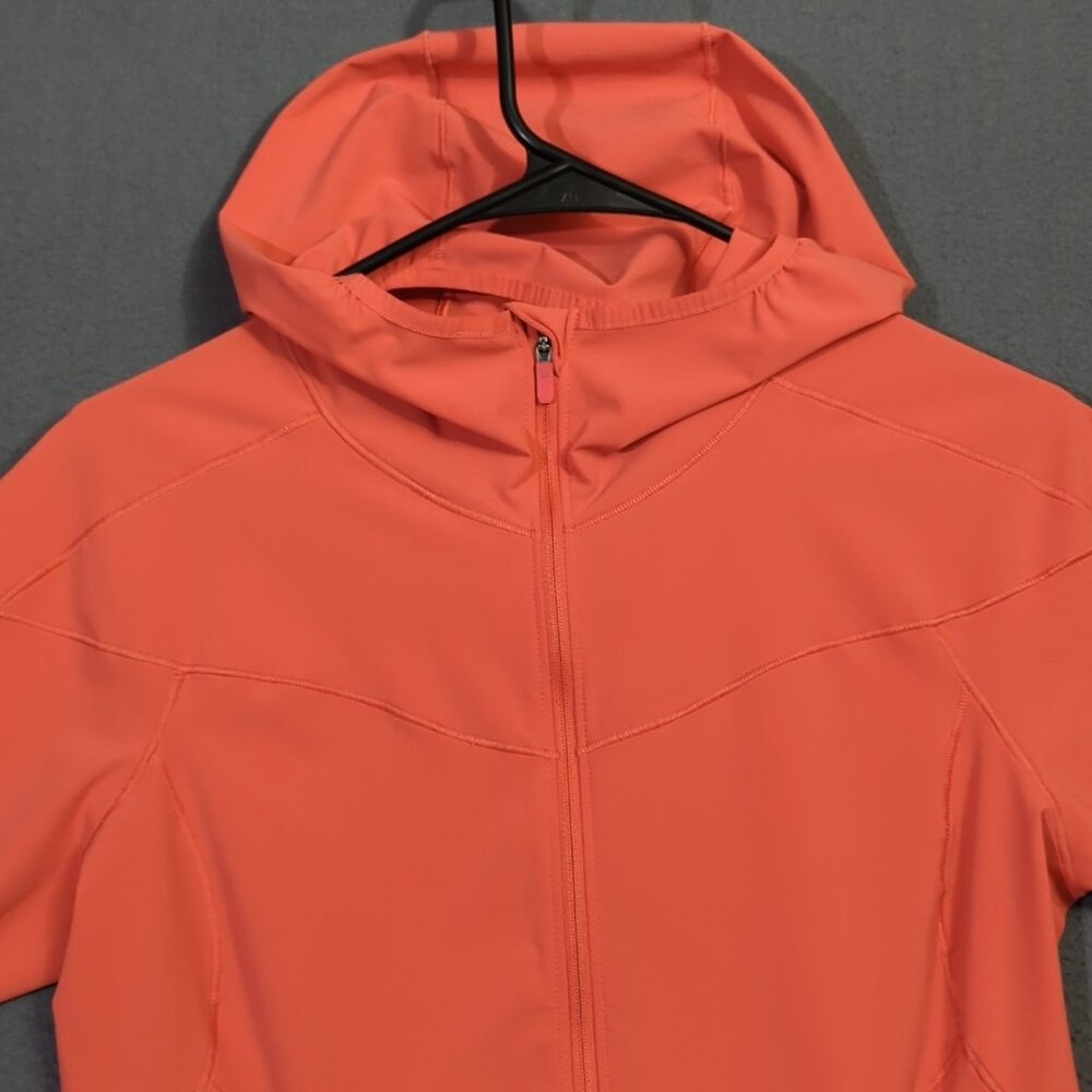 Lululemon Hoodie Women's 6 Pink Mist Over Windbreaker Packable Lightweight - Picture 3 of 12